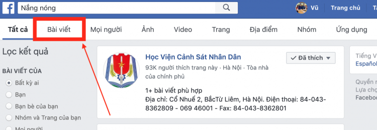 Hướng dẫn cách tìm kiếm status cũ của bạn và bạn bè trên Facebook