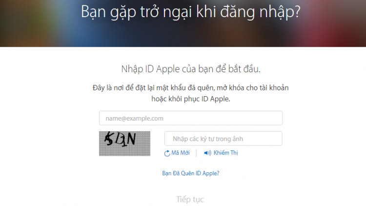 Làm gì khi bạn vô tình quên câu hỏi bảo mật tài khoản Apple ID