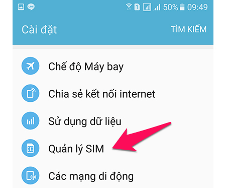 hướng dẫn cách bật mạng (sóng) 4G trên điện thoại Samsung