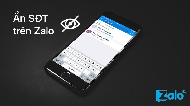Cách ẩn số điện thoại đăng ký Zalo để bảo vệ thông tin cá nhân