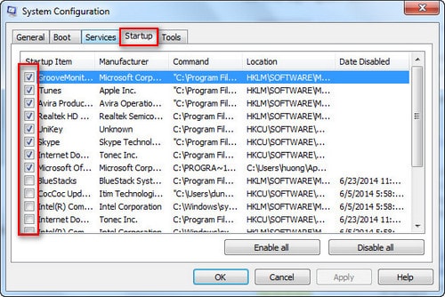 Hướng dẫn cách tắt ứng dụng khởi động cùng hệ thống Windows 10