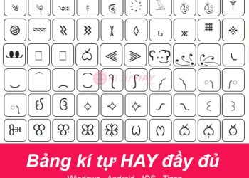 Kí Tự Đặc Biệt Gợi Mở Thế Giới Sáng Tạo